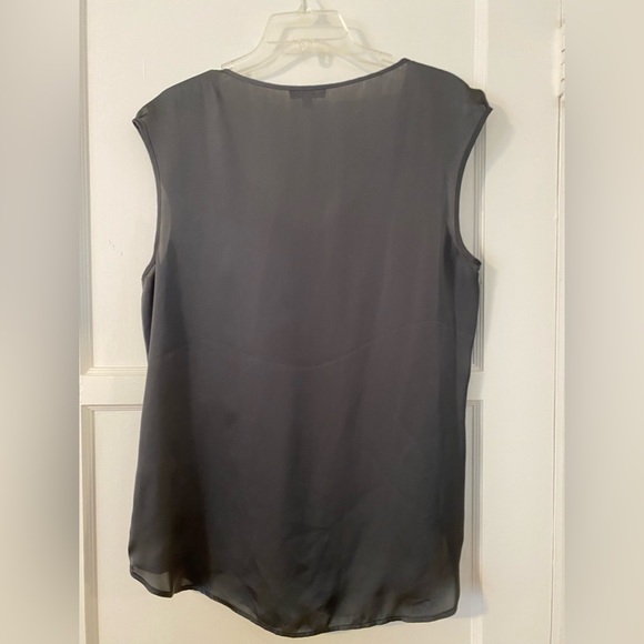 NWOT GAP sleeveless adorned scoop neck tank top shell evening formal blouse 🩶 - Picture 6 of 8